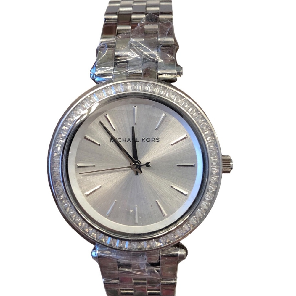 Michael Kors MK3364 Mini Darcy 33MM Stainless Steel Silvertone - Picture 12 of 16